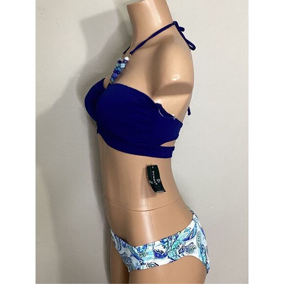 New Lauren Ralph Lauren bead and paisley bikini. Size 12. Retails $159 - Picture 10 of 14